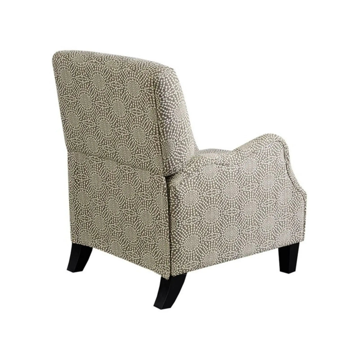 Hoffman Push Back Recliner | Beige Multi | High-Density Foam | Easy Assembly
