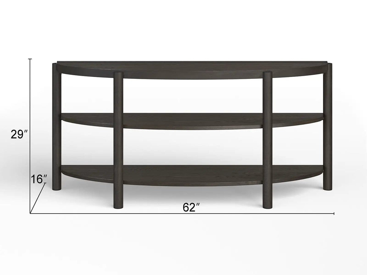 Hadleigh Demilune Sofa Table | 2 Pieces | Wood | Living Room