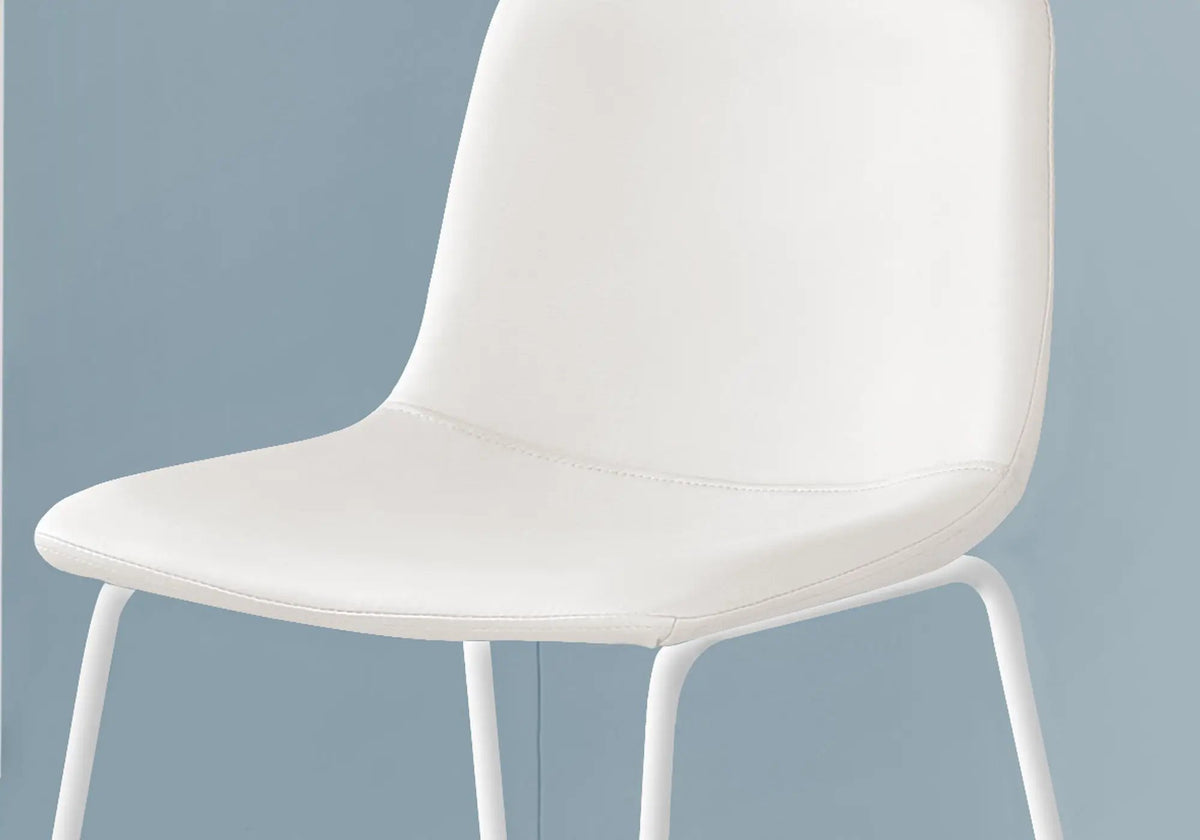 Bar Height Office Chair | Standing Desk Chair | Slim Metal Frame | Contemporary Design