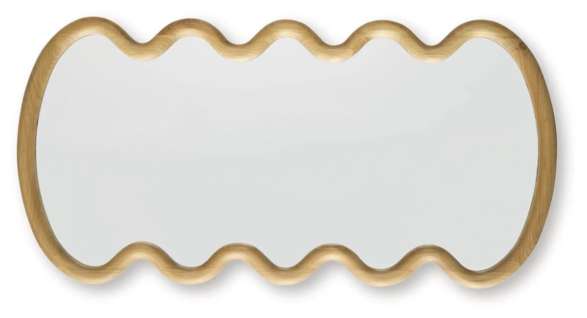 Serendis Accent Mirror | 24 x 1.63 x 48 in | Living Room Furniture | Brown