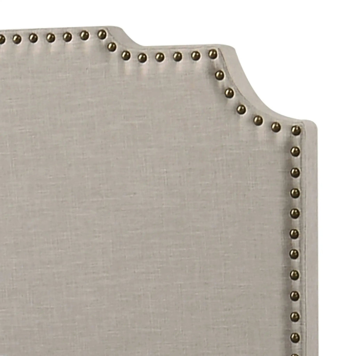 Tamarac Upholstered Queen Panel Bed | 64.25 x 86.25 x 51.25 in | Engineered Wood & Polyester | Beige