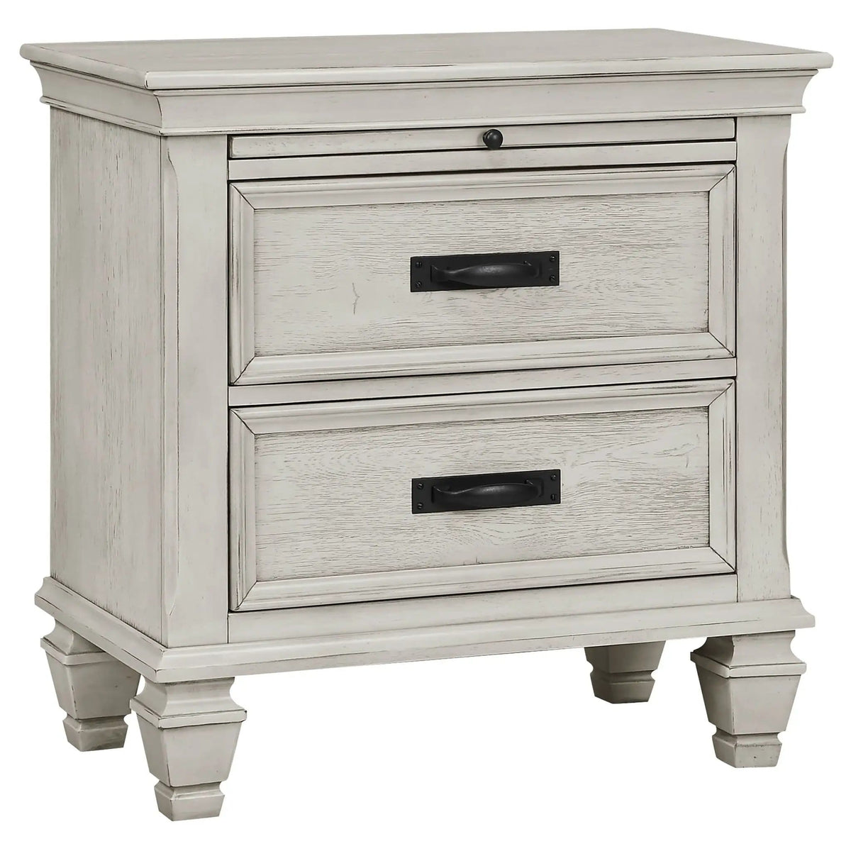 Franco 5-piece Eastern King Bedroom Set Distressed | 5-Piece Set | Bedroom Furniture | White