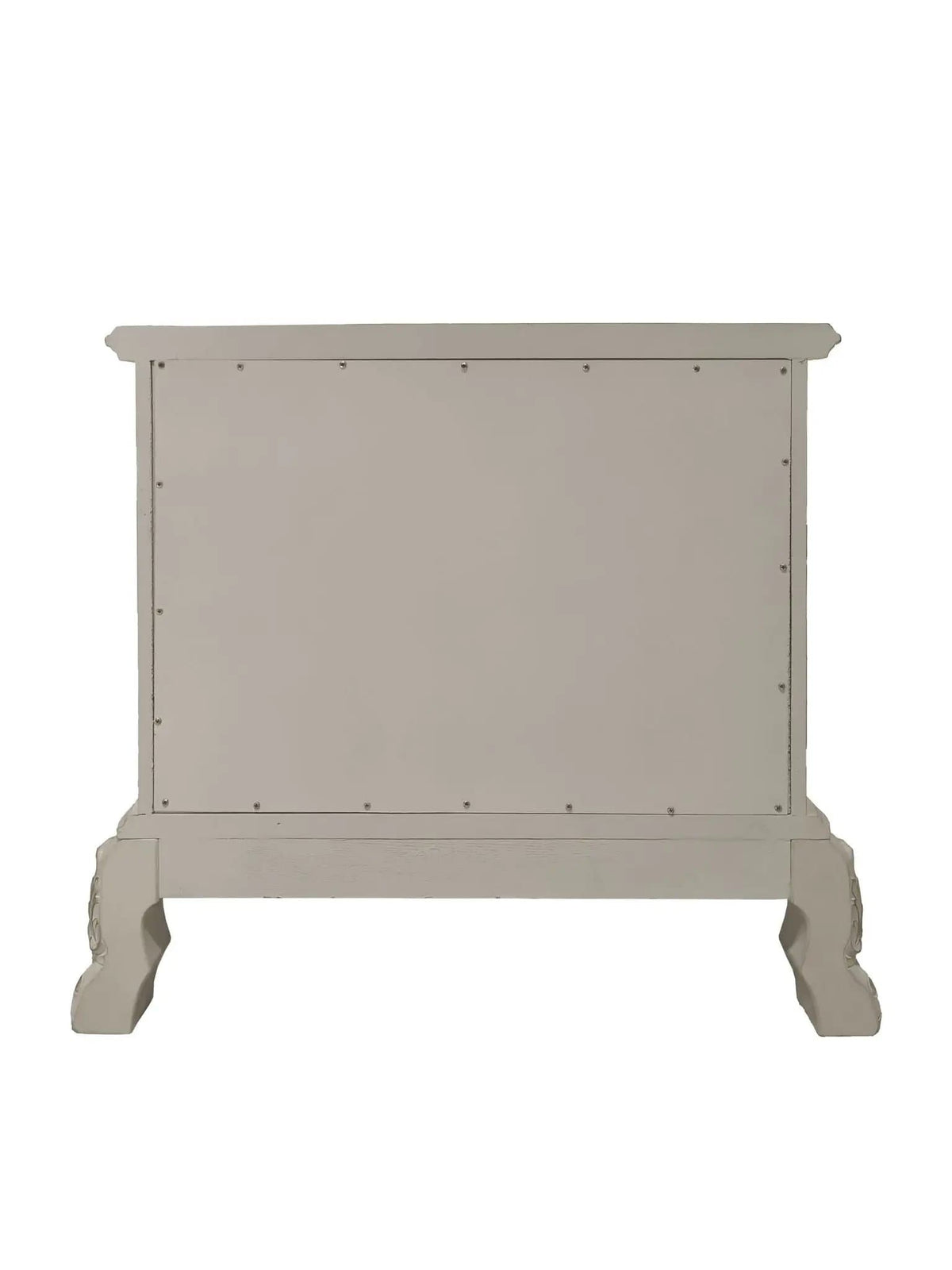 Dresden II Nightstand | 20 x 32 x 31 in | Metal & Wood | White