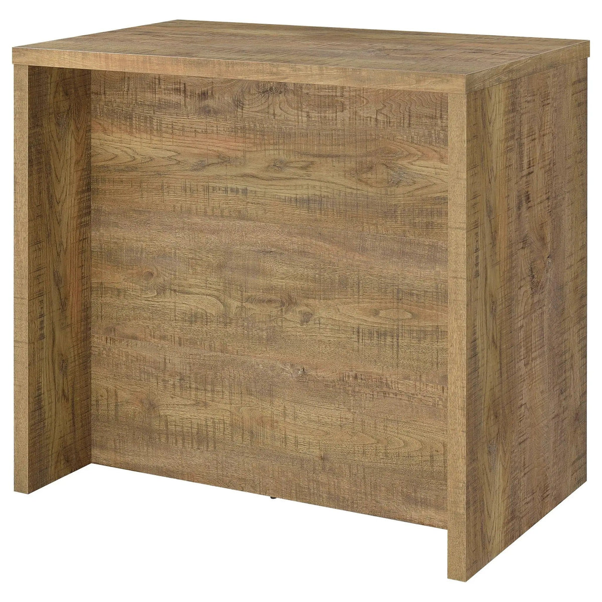 Topanga Engineered Wood Freestanding Home Bar Mango | 47.25 x 23.5 x 43.5 in | Engineered Wood & Metal | Home