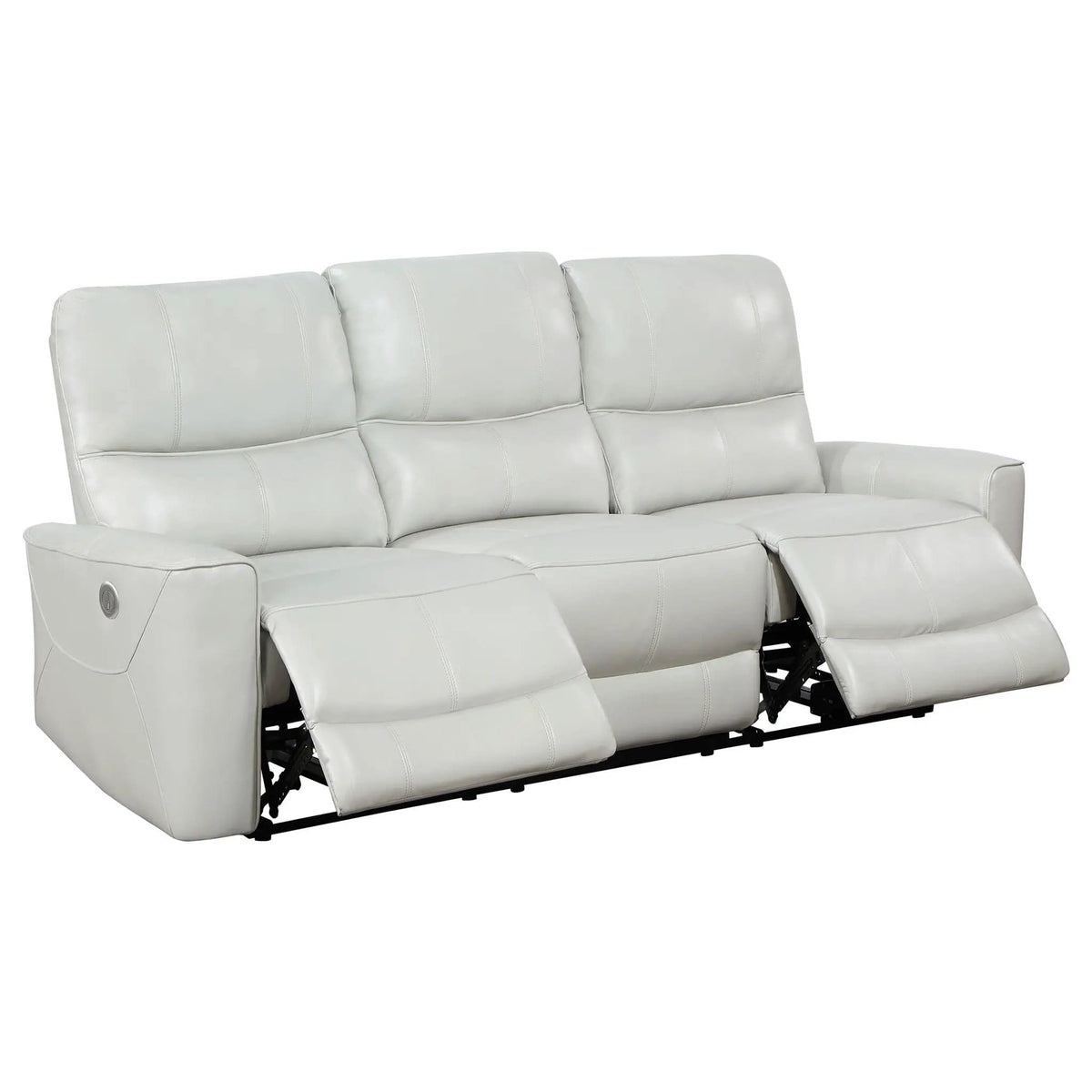 Greenfield 2-piece Power Reclining Sofa Set Dove | 2-Piece Set | Wood | Grey