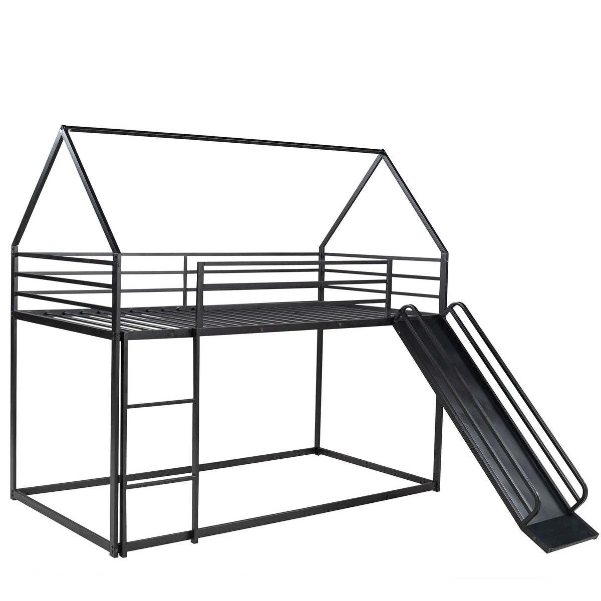 Bunk Bed | Playhouse Design | Built In Slide | Twin Over Twin