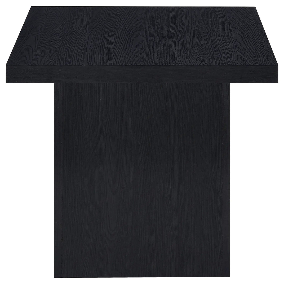 Max 2-piece Rectangular Coffee and End Table Set | 2-Piece Set | Engineered Wood & Veneer | Black