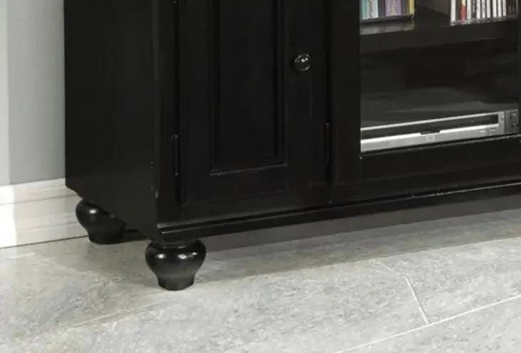 Ferla TV Stand | 19 x 58 x 26 in | Glass & Wood | Black
