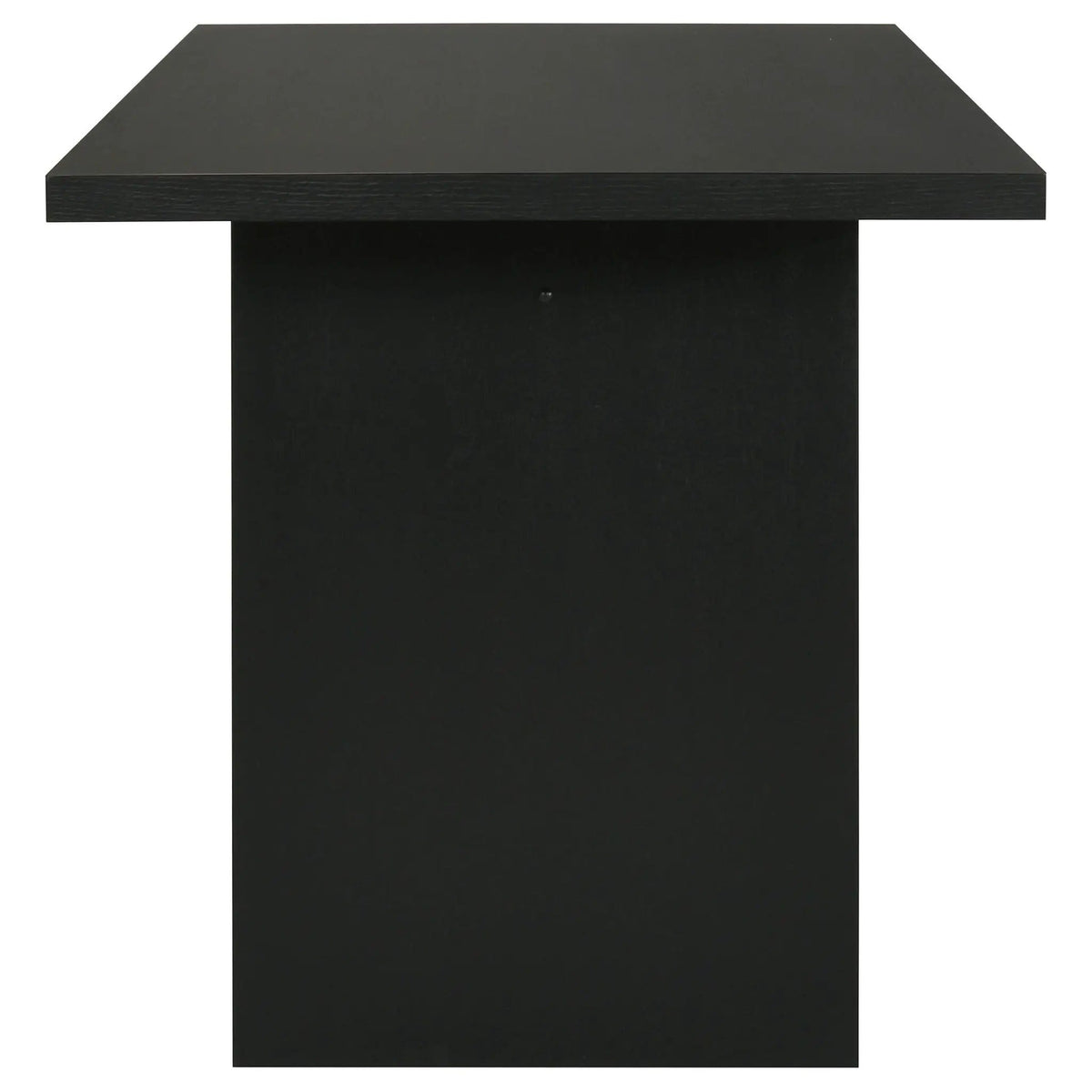 Decker 70-inch Rectangular Wood Counter Height Dining Table | 70.25 x 35.5 x 36 in | Rubberwood & Engineered Wood | Black