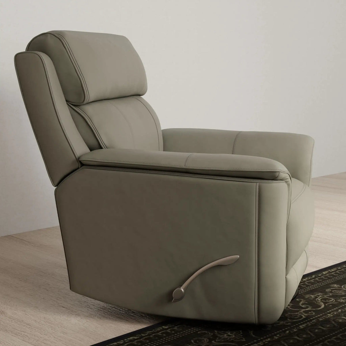 Oslo Manual Swivel Glider Recliner Swivel Glider Chair | 3 Pieces | Wood | Living Room
