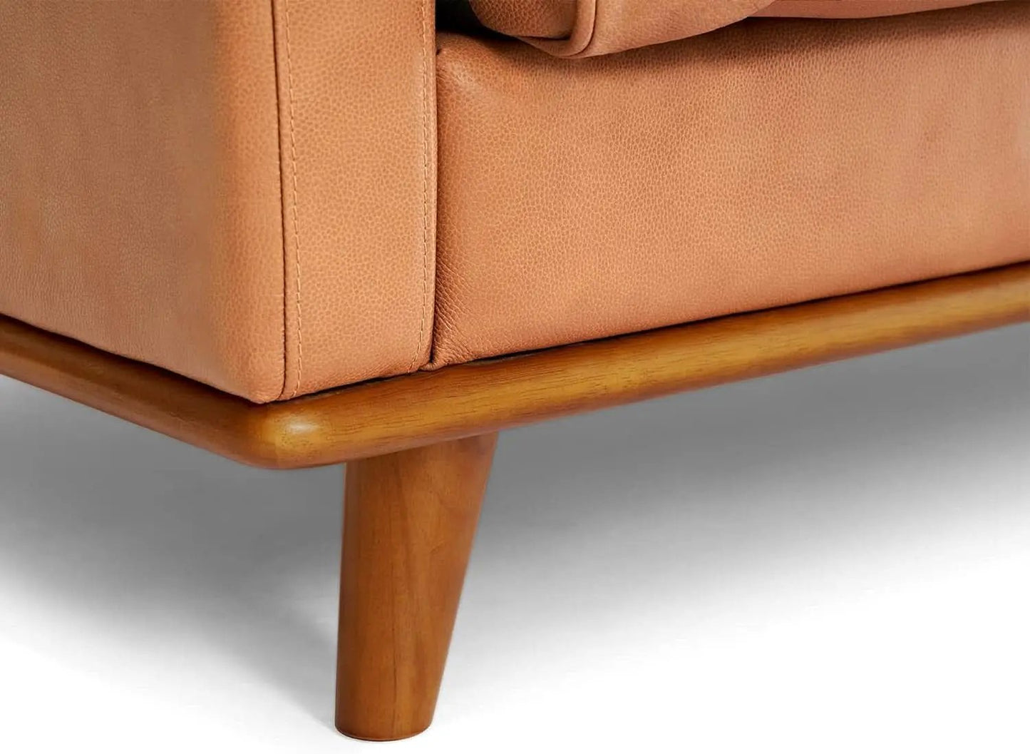 Valencia Artisan 88 Inch Full Leather Sofa Cognac Tan from PriceLows™