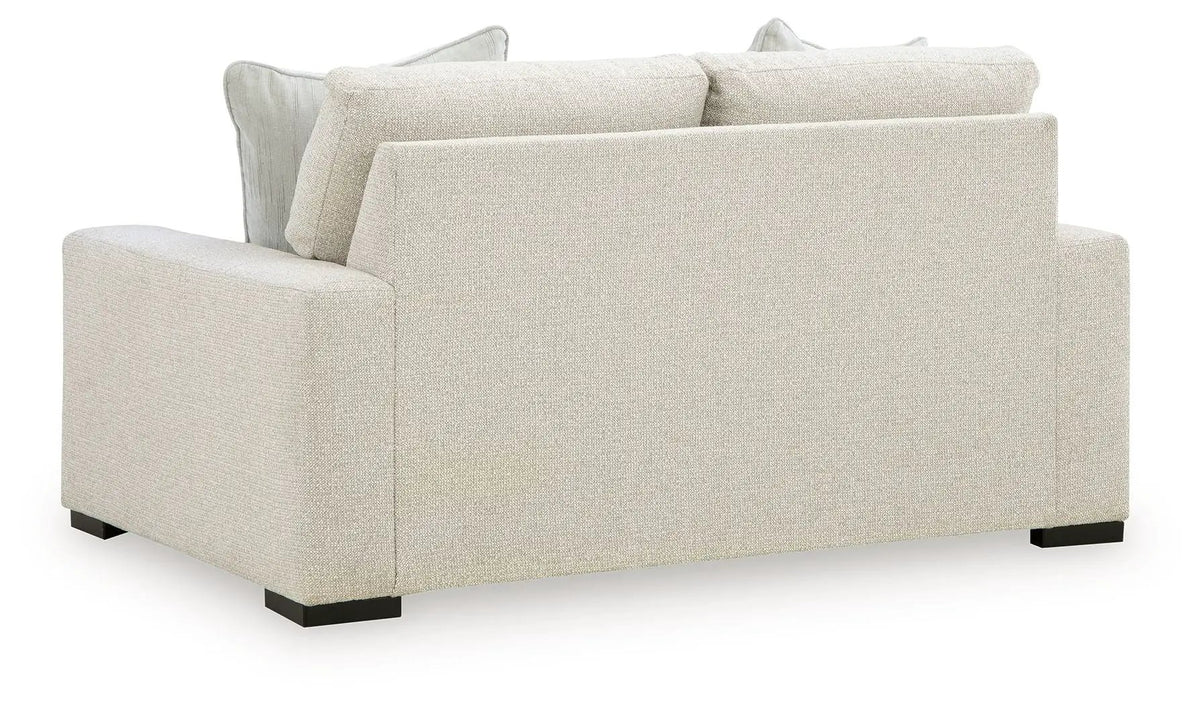 Loveseat | Transitional Design | Boucle Upholstery | Gray