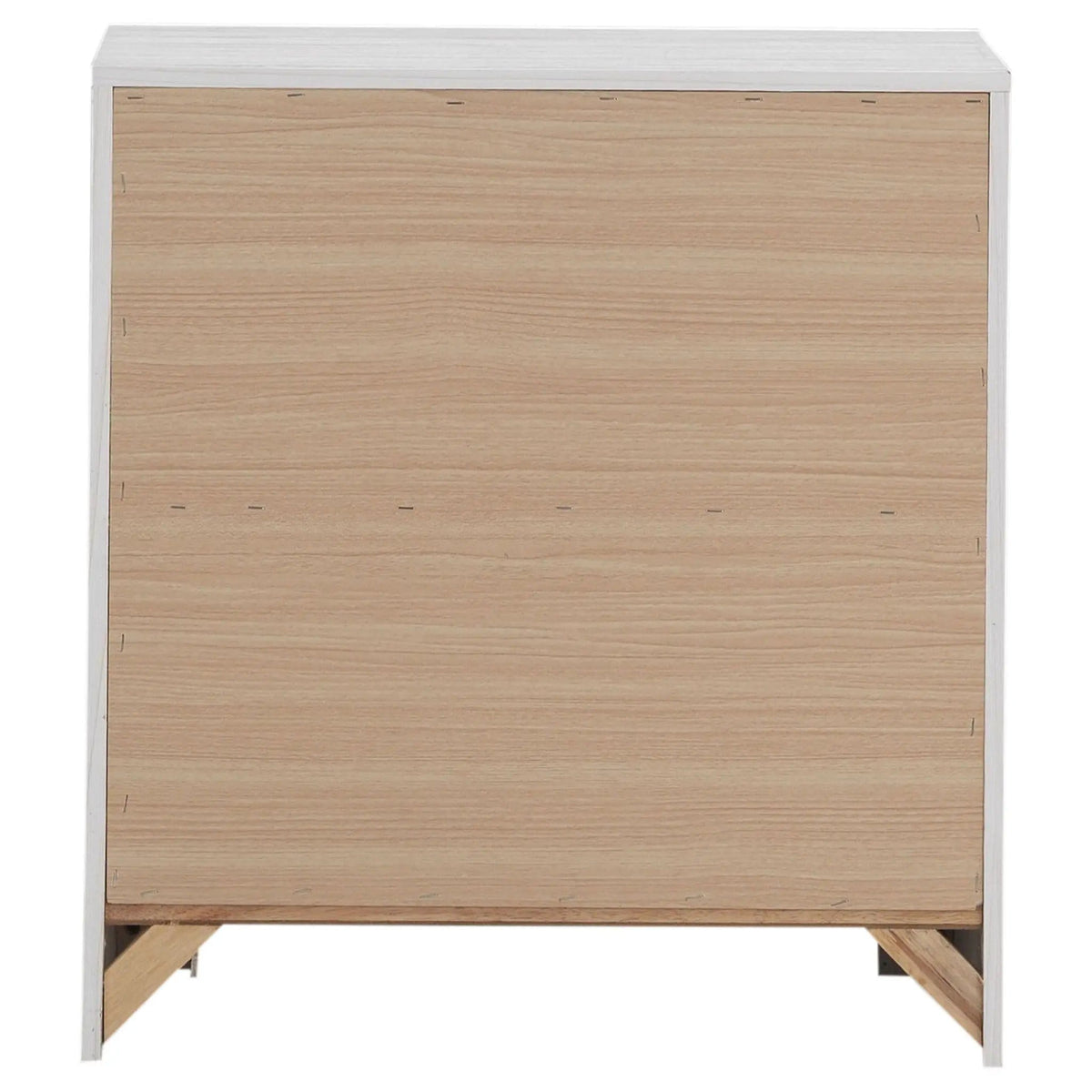 Brantford 2-drawer Nightstand Coastal | 21.75 x 16.25 x 23.5 in | Engineered Wood & Veneer | White