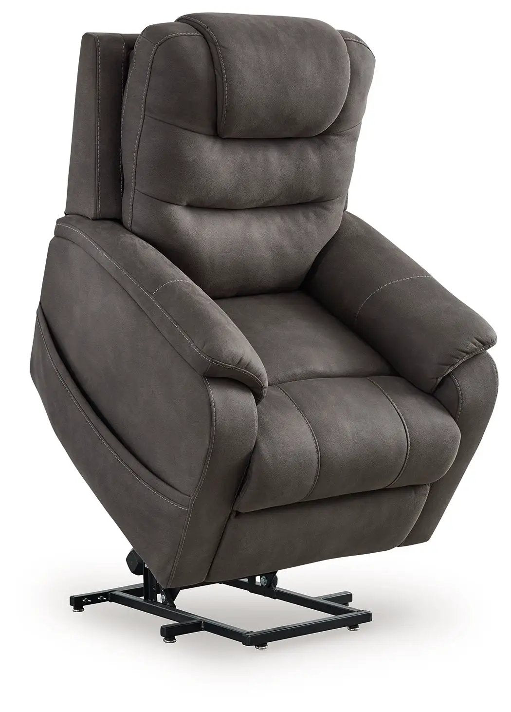 Snowfield Power Lift Recliner | Gunmetal | 25 Inch Arm Height | 21 Inch Seat Depth