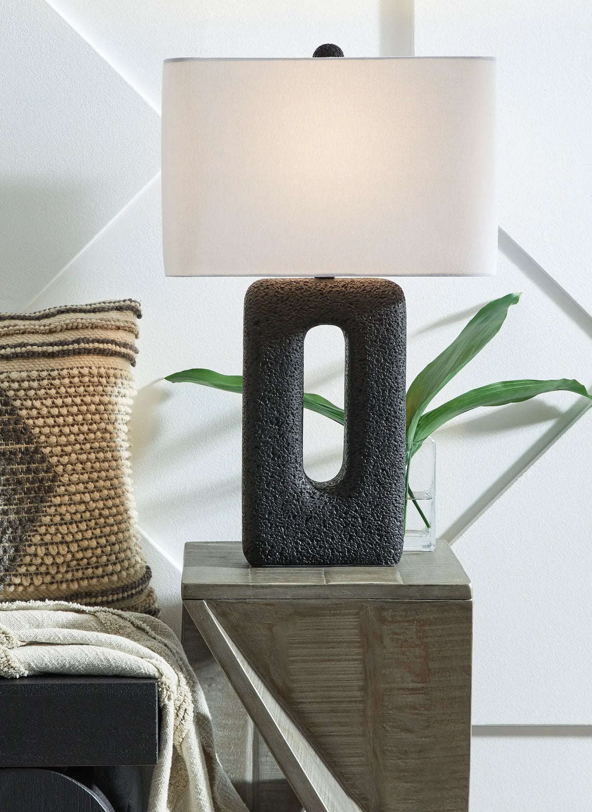 Wimmings Poly Table Lamps | Set Of 2 | Black | 26.25 Inch Height
