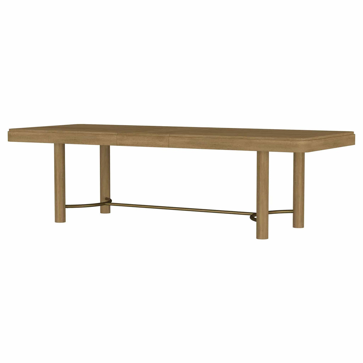 Arini 104-inch Extension Leaf Dining Table Sand Wash | 86 x 42 x 30 in | Rubberwood & Veneer | Dining Room