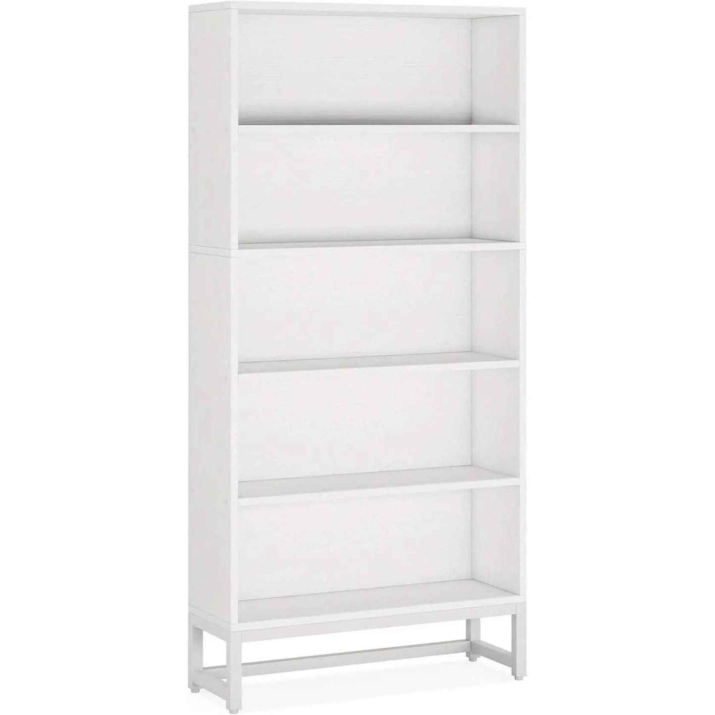 Tall 70.8 Inch Bookcase 5 Tier Heavy Freestanding White from PriceLows™