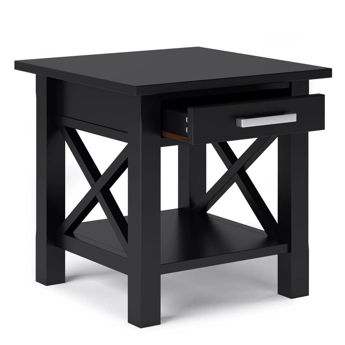 Kitchener Handcrafted Table | 6 Pieces | Solid Wood & Metal | Living Room