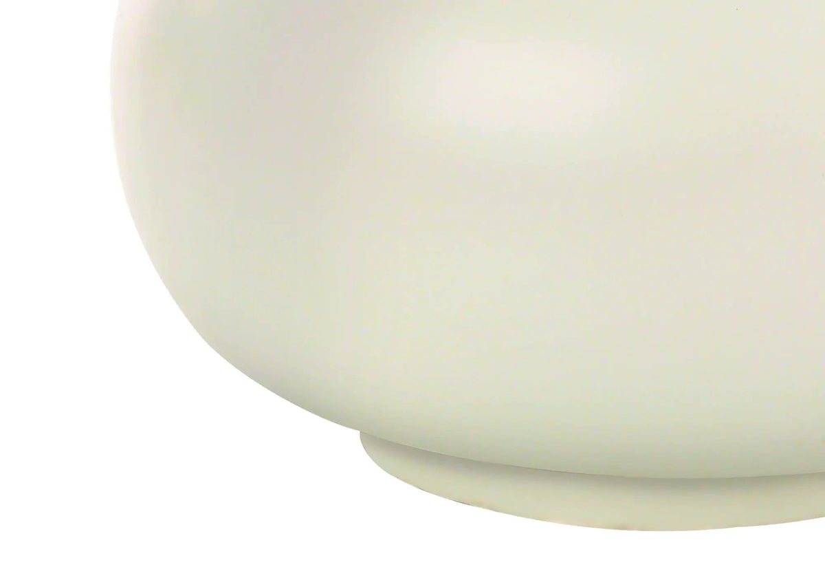 Lighting, Table Lamp, Contemporary - | 16 x 16 x 25 in | Linen & Metal | Cream