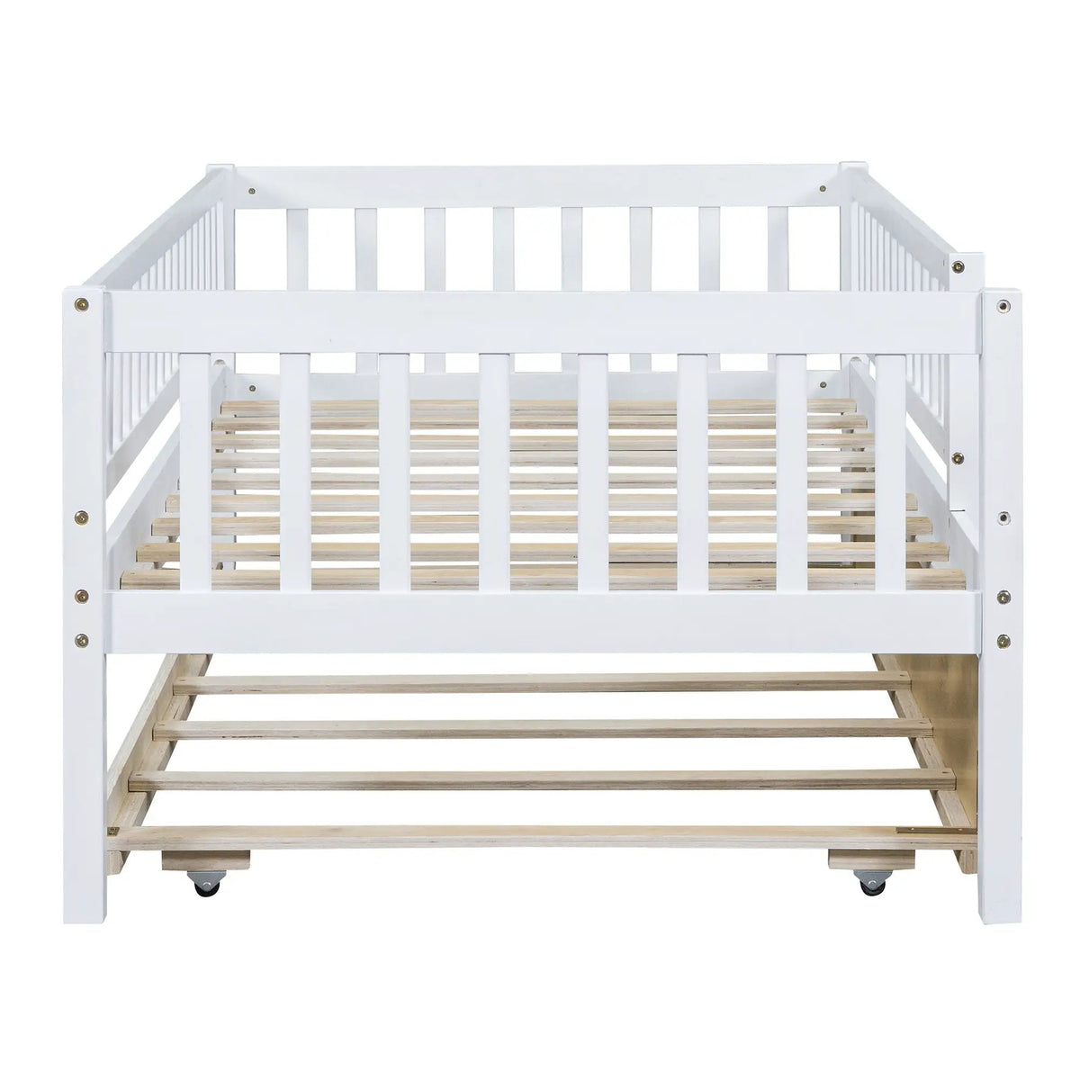 Multi-Functional Wooden Daybed | Solid Pine Wood Frame | Humidity Resistant | Trundle Design