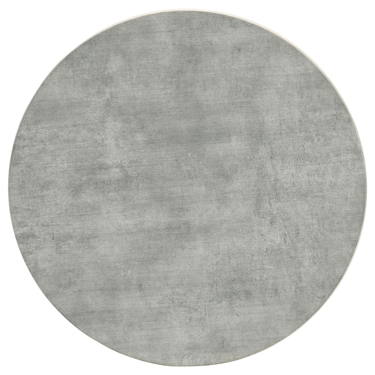 Hadi Round SmartTop Side End Table Cement and | 23.5 x 23.5 x 23.75 in | Metal | Gunmetal
