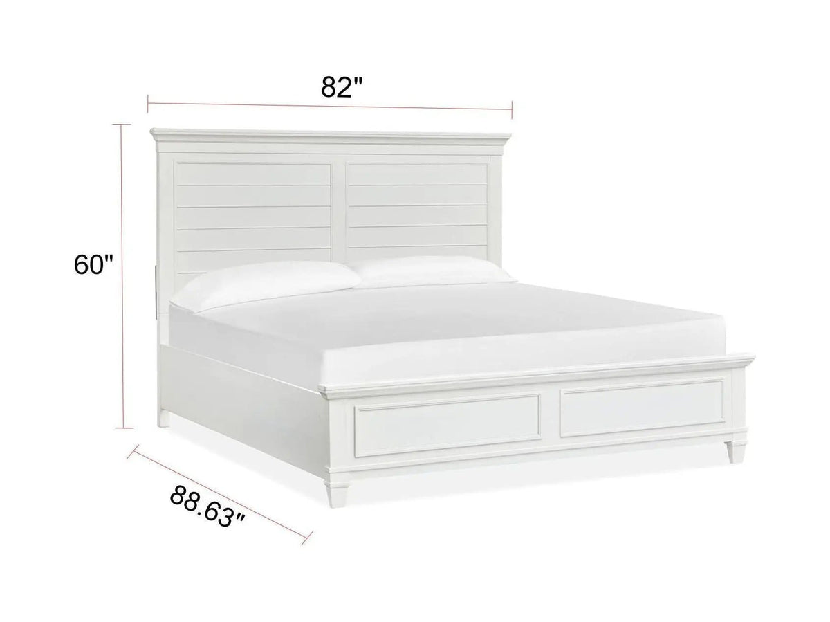 Charleston Complete Panel Bed | 6 Pieces | Bedroom Furniture | Bedroom