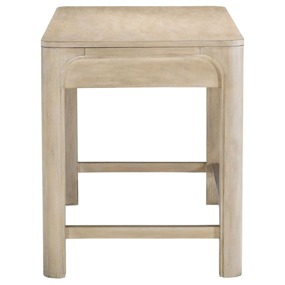 Solano 2-drawer Makeup Table Vanity Desk Weathered Mango | 48.25 x 26 x 31 in | Engineered Wood & Veneer | Home Office