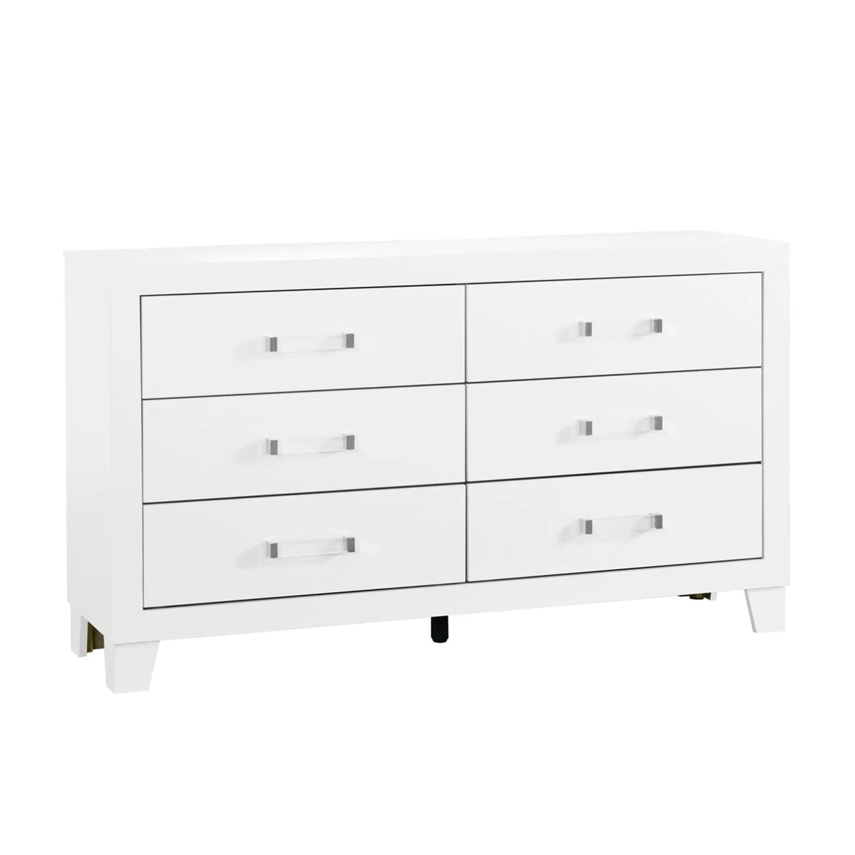 Omoda Dresser | 58.46 x 16.22 x 33.27 in | Wood & Acrylic | White