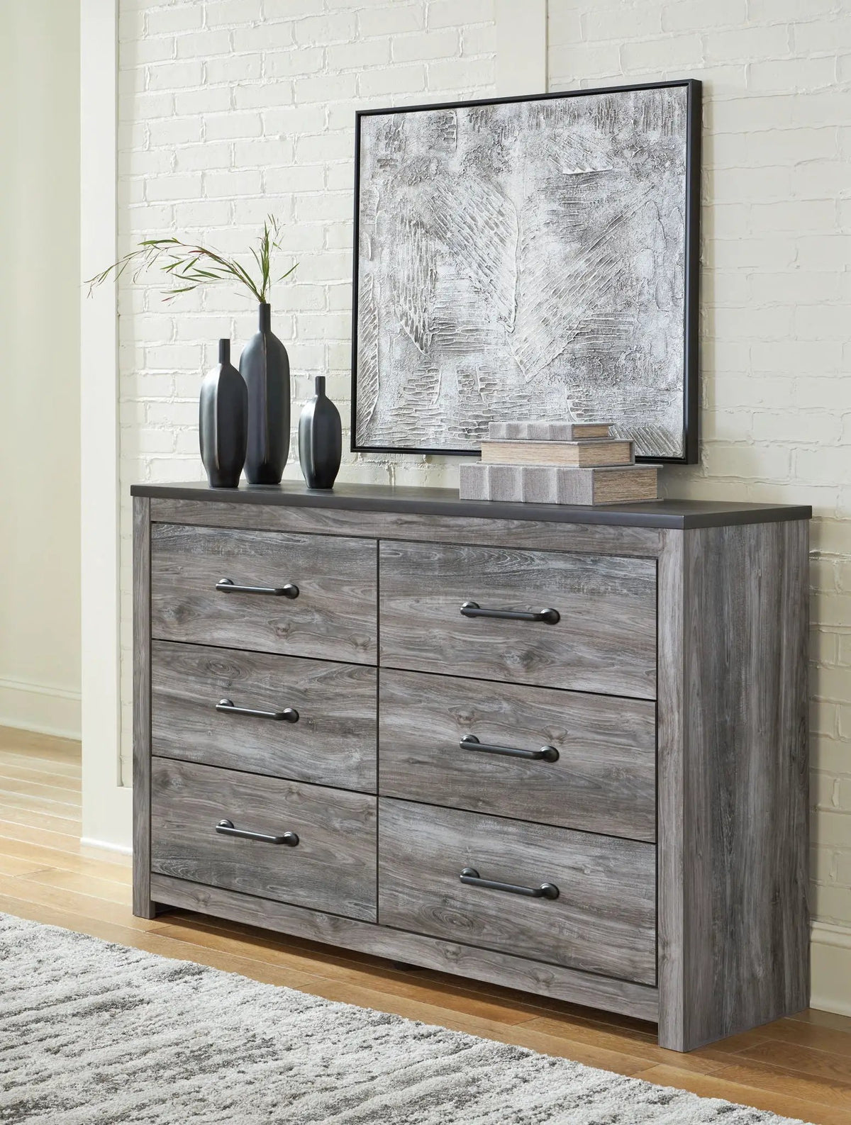 Bronyan 4-Piece Bedroom Set | Wood-Like Appeal | Neutral Tones | Textured Look