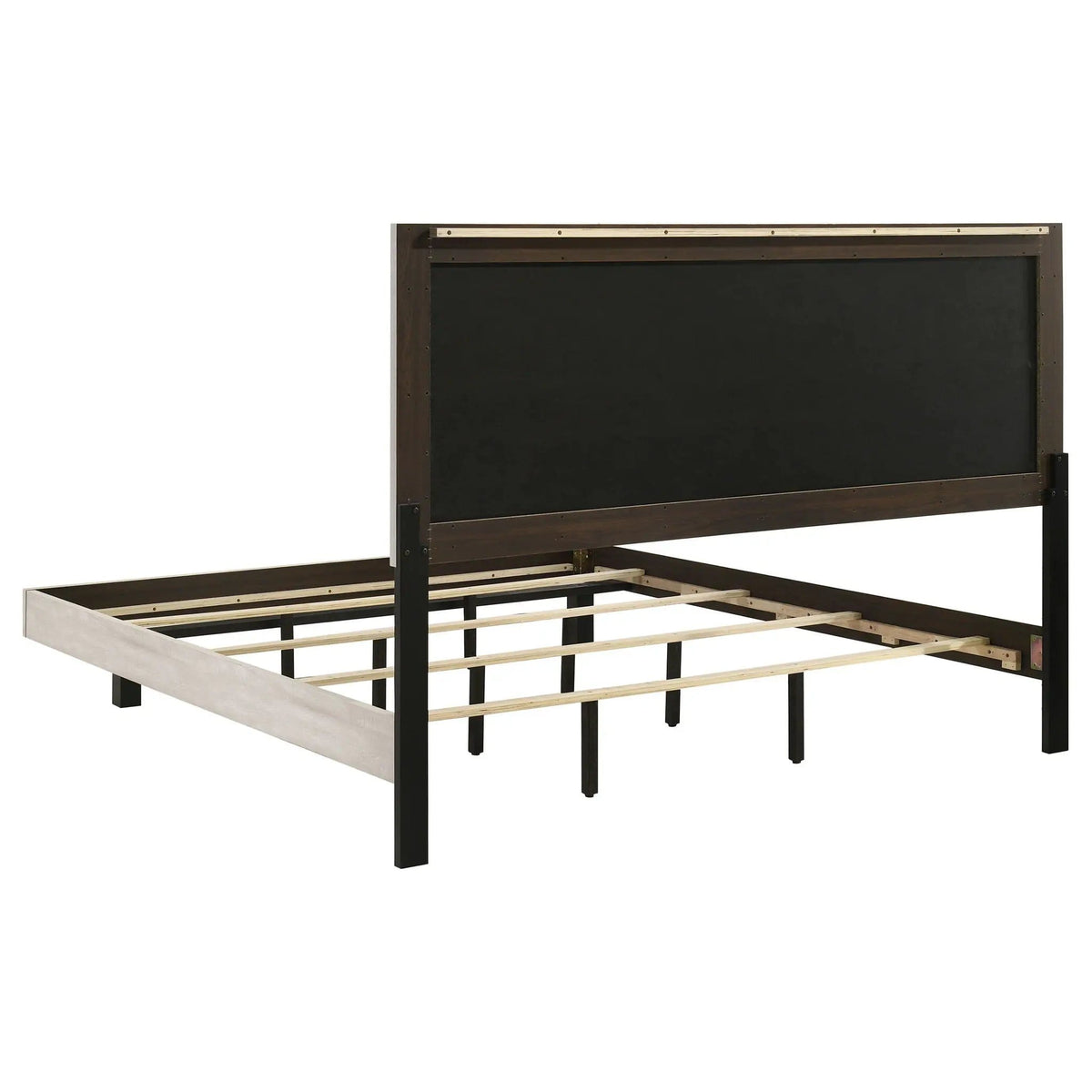 Trenton 4-piece Eastern King Bedroom Set Rustic | 4-Piece Set | Metal & Veneer | Cream