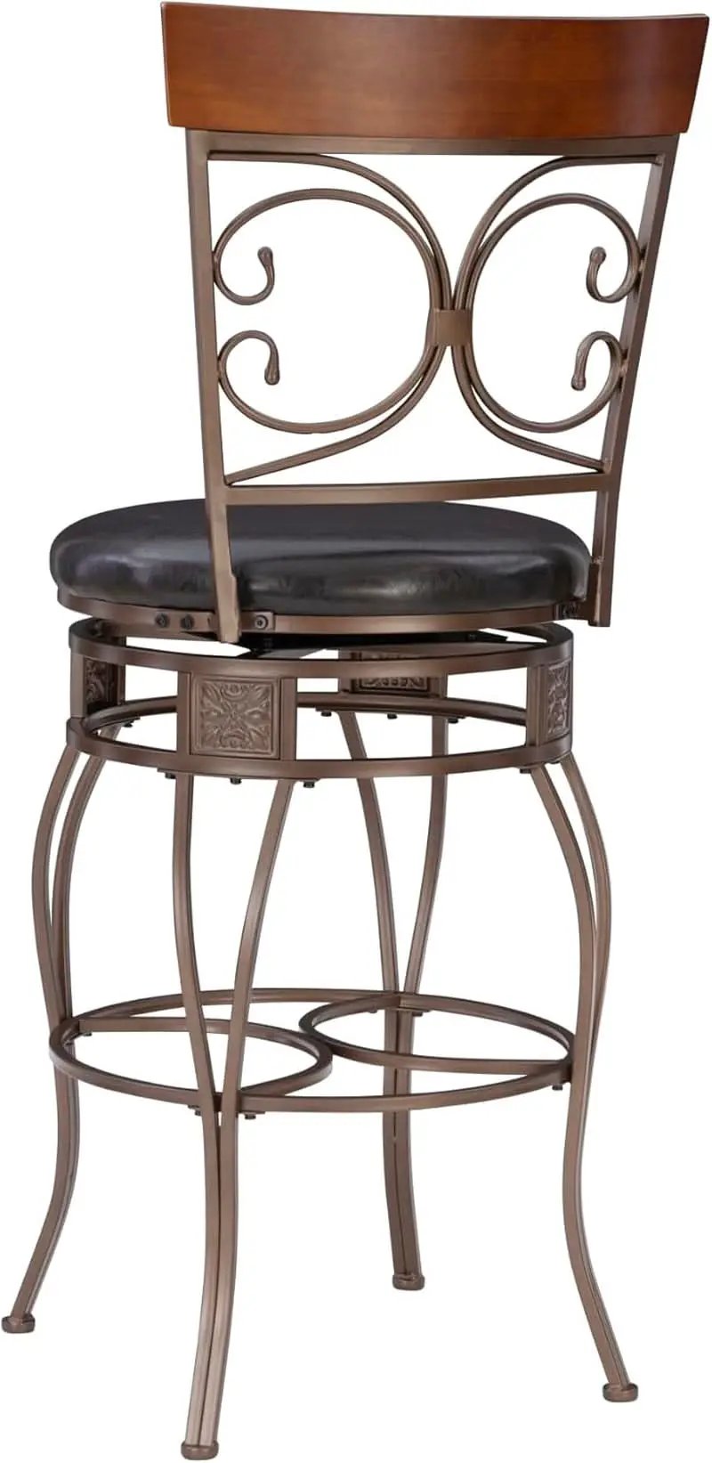 Big And Tall Bar Stool Dark Bronze Bar Height Swivel from PriceLows™