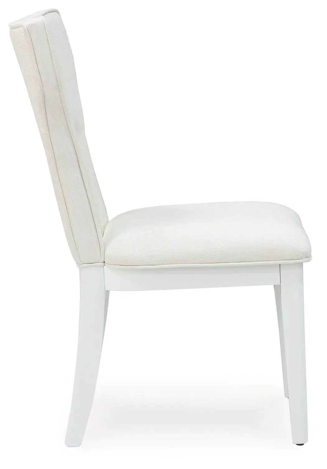 Chalanna Dining Side Chairs | Set Of 2 | White | Upholstered Seats