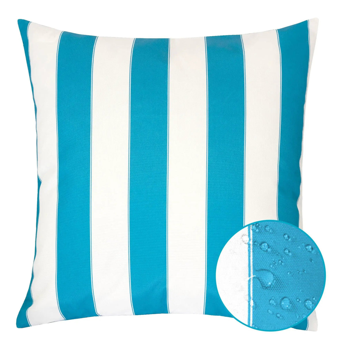 Horizon Stripe Pillow | Outdoor And Indoor Use | Water-Resistant Fabric | Removable Cover