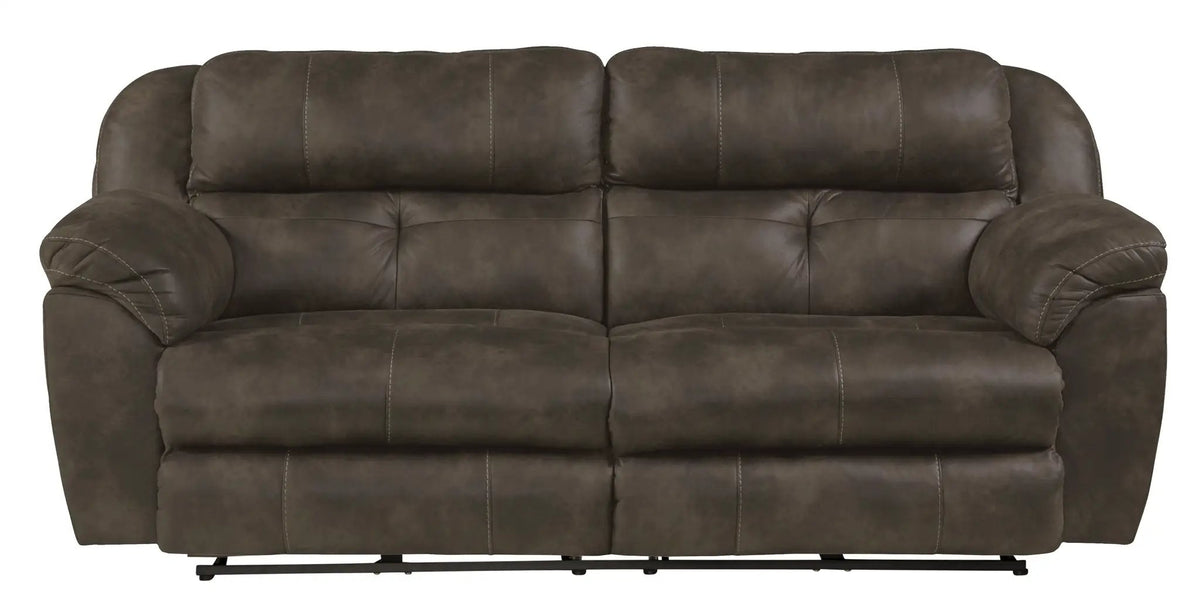Ferrington Power Lay Flat Reclining Sofa with Power Adjustable Headrest & Lumbar | 2 Pieces | Polyester & Fabric | Living Room