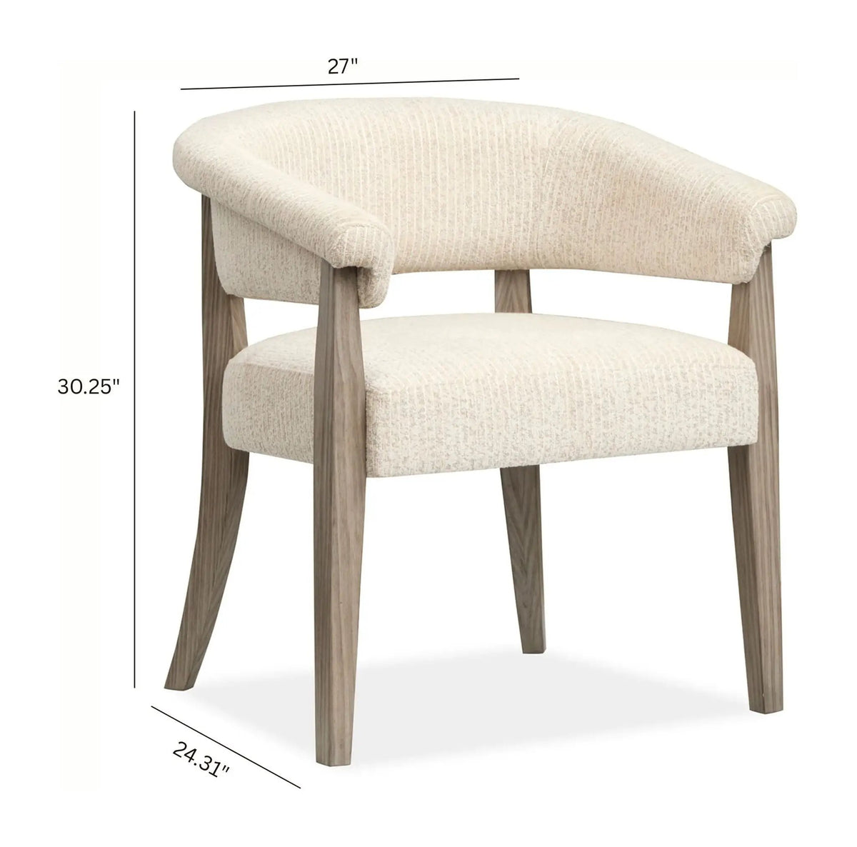 Braelyn Upholstered Host Chairs | Set Of 2 | Dorian Gray | Mid-Century Modern