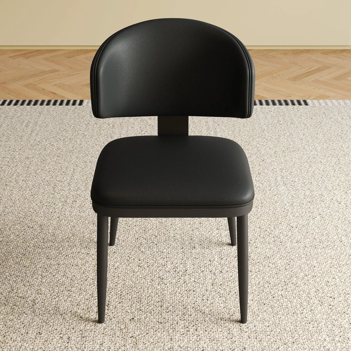 Modern Dining Chairs For Kitchen (Set of 2) | 2 Pieces | Steel & Metal | Dining Room