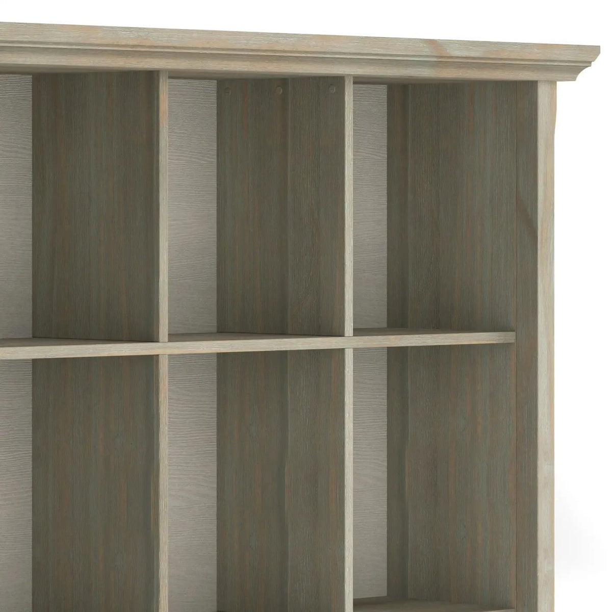 Acadian Cube Storage | Handcrafted Solid Wood | Twelve Large Cubbies | 57 Inch Width