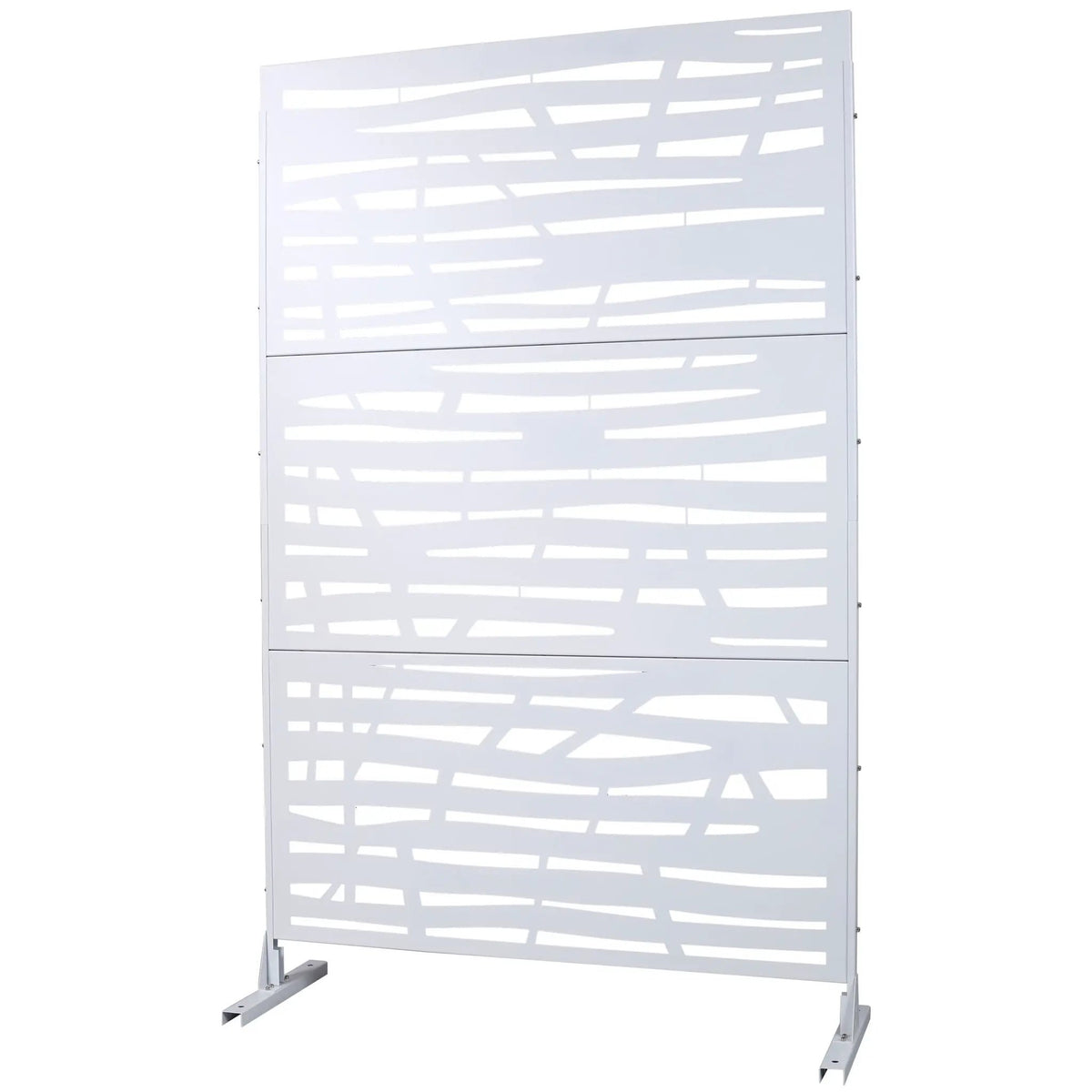 Metal Privacy Screen | Heavy Duty Room Divider | Indoor Outdoor Use