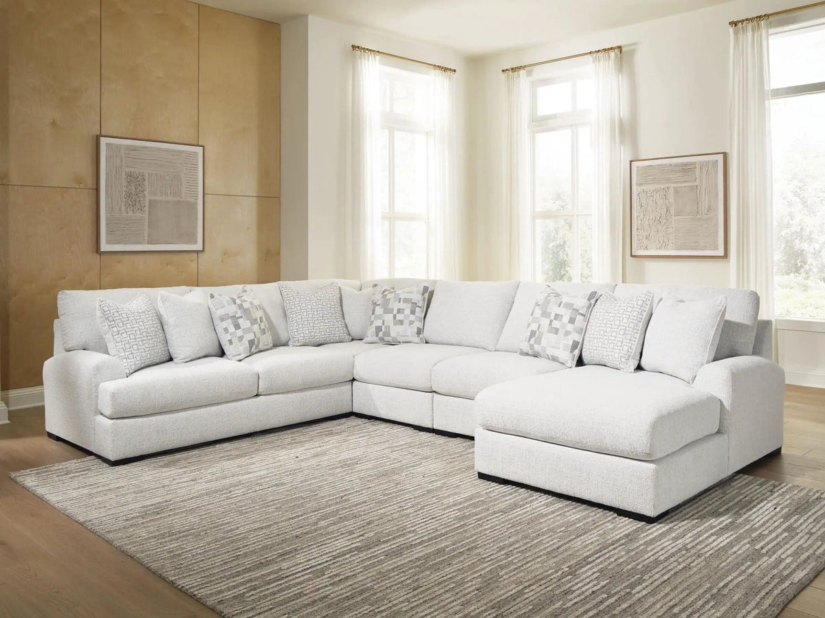 Misty-Lakes Sectional | 7 Pieces | Living Room Furniture | Living Room