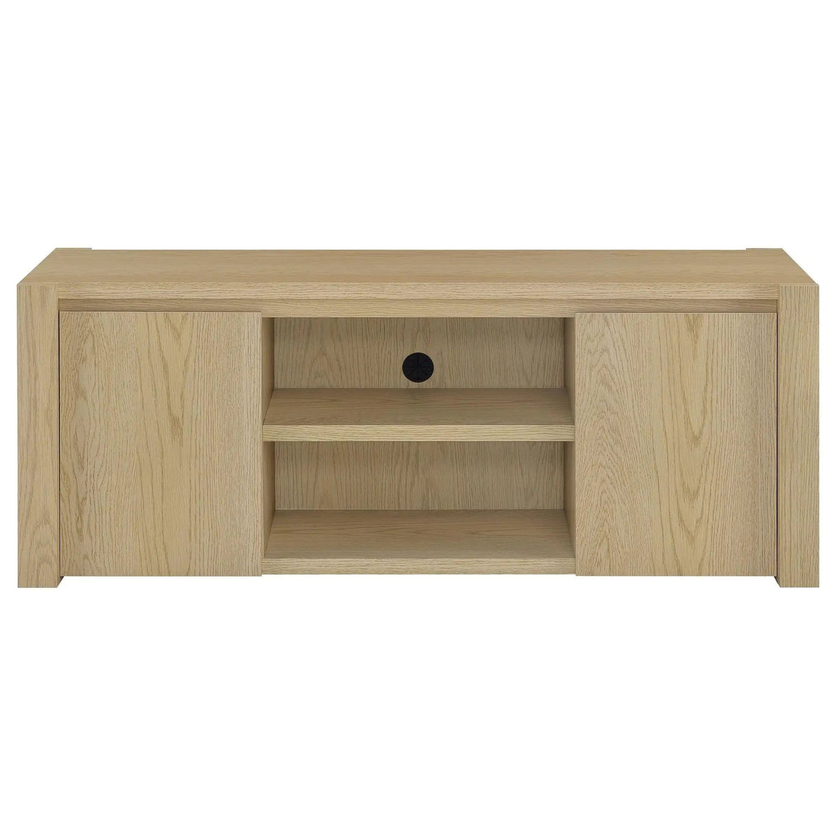Laurelton 3-piece Entertainment Center TV Stand | 3-Piece Set | Engineered Wood & Veneer | Light Oak