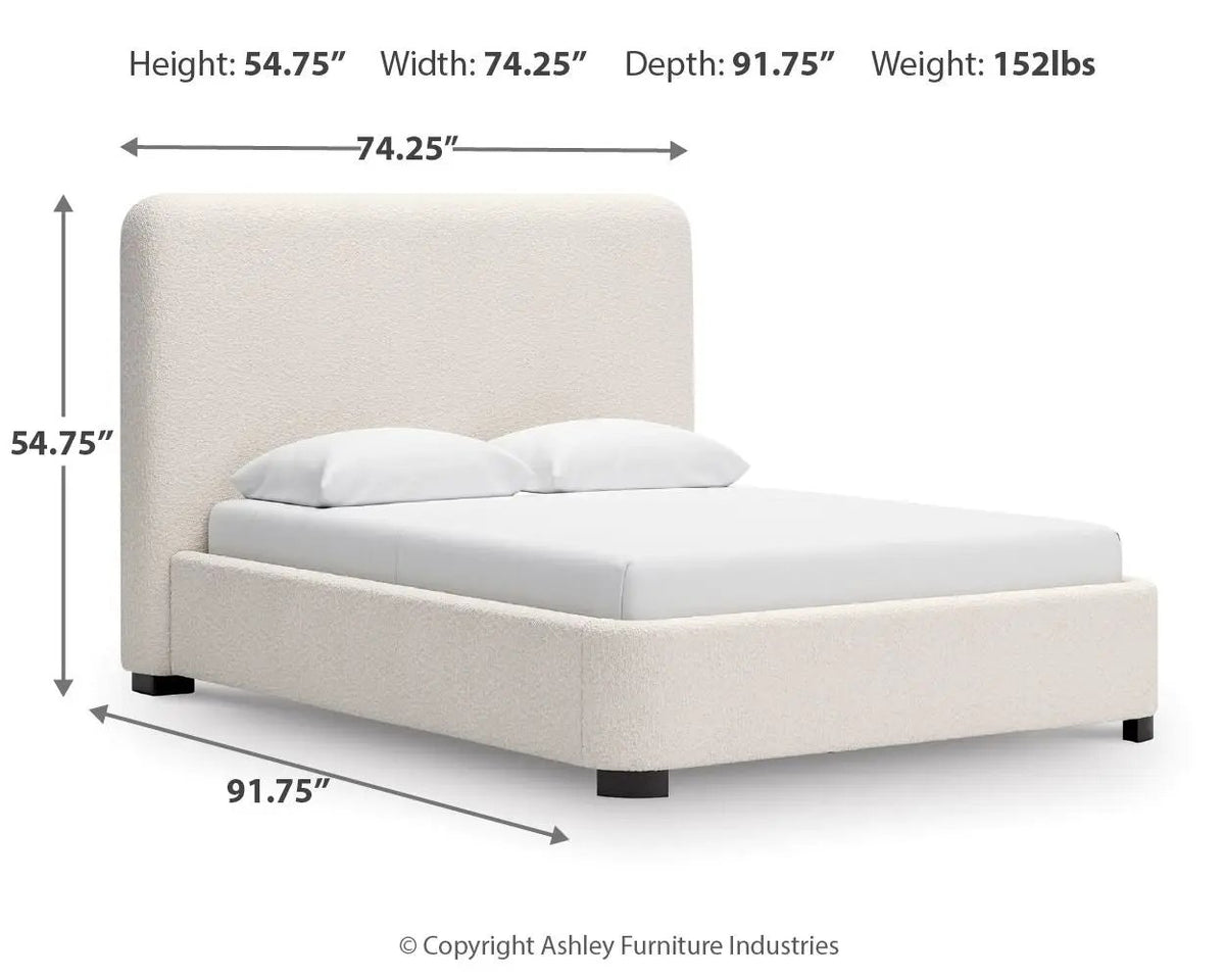Brintstreet Upholstered Bed | Casual Modern Style | Inviting Design | 91.63 Inch Width