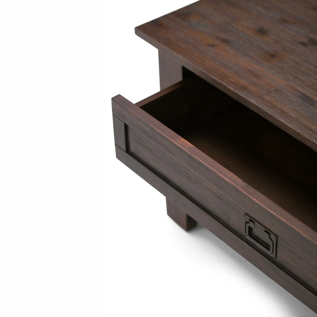 Monroe Handcrafted Side Table | Solid Acacia Hardwood | NC Lacquer Finish | 38 Inch Square