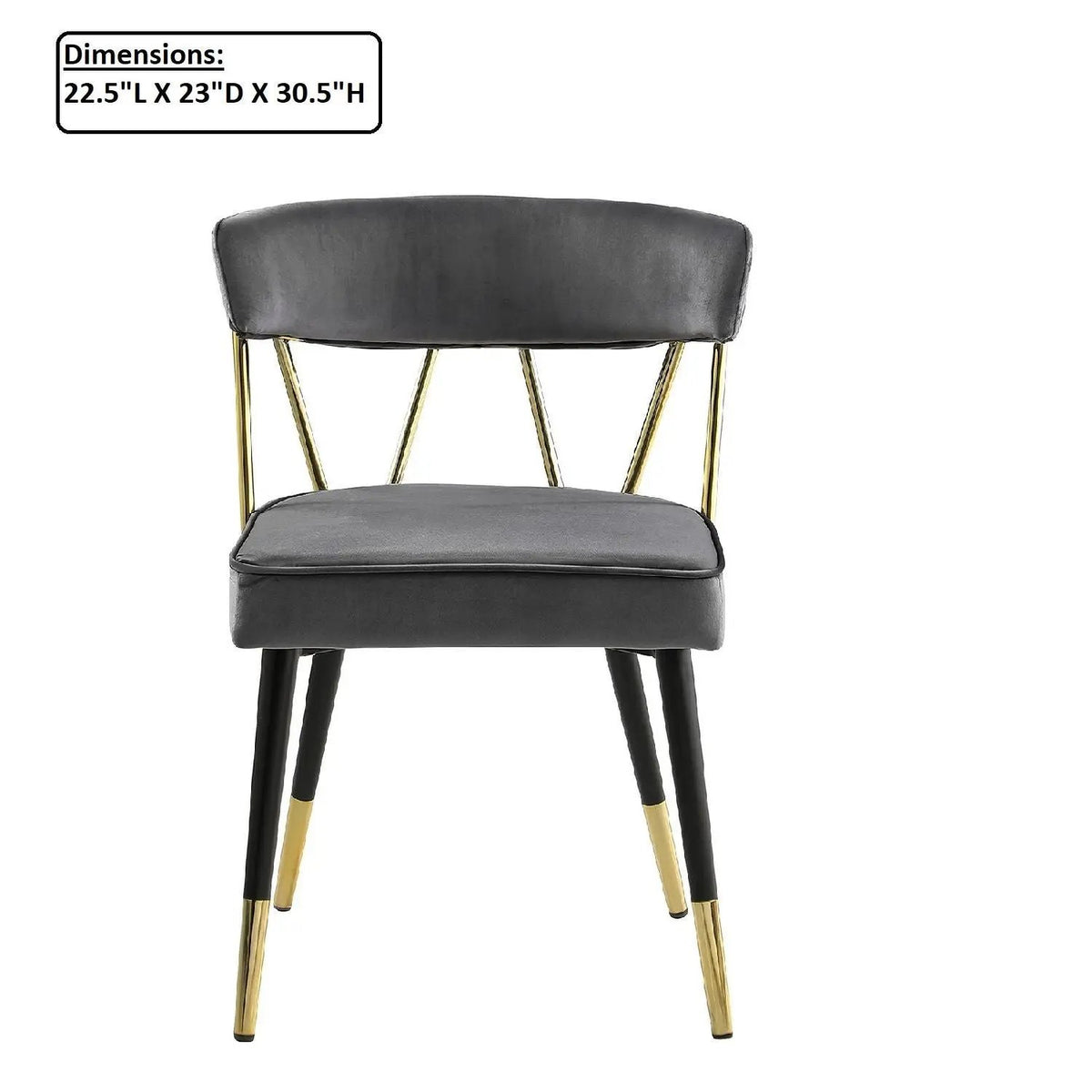 Modern Dining Chair | Upholstered | Medium Firm Cushion | Set Of 2