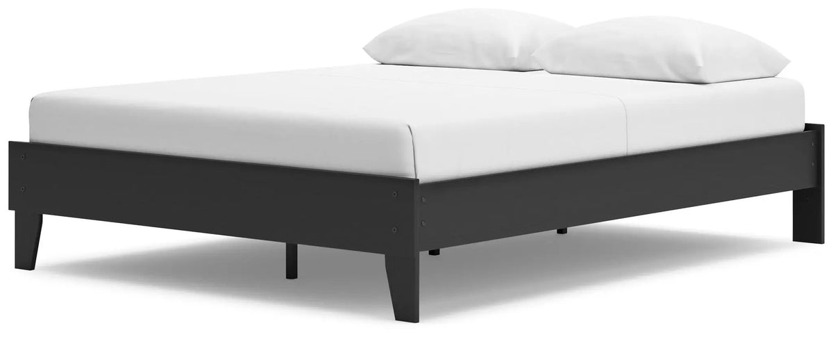 Socalle Platform Bed | Space-Saving Design | Clean-Lined Profile | Contemporary Style