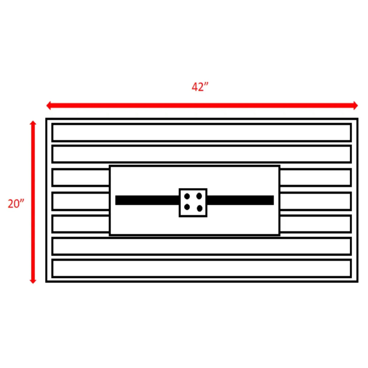 Black Fire Pit Table | Built-In Fire Pit | Dual Function Lid | Sleek Design