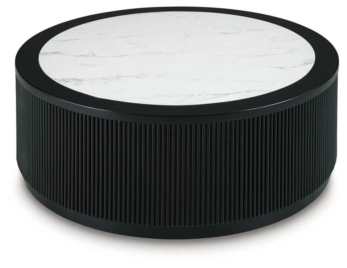 Grayman Round Table | 2 Pieces | Marble | Living Room