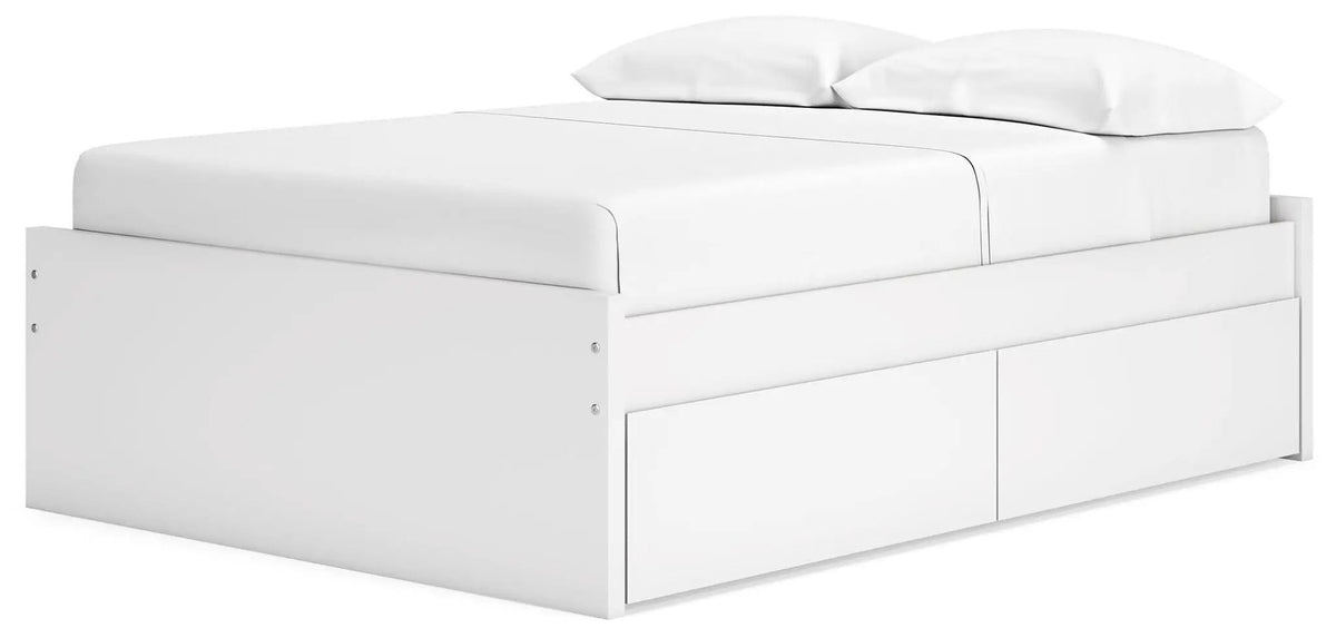 Platform Bed | Four Storage Drawers | Clean Minimal Design