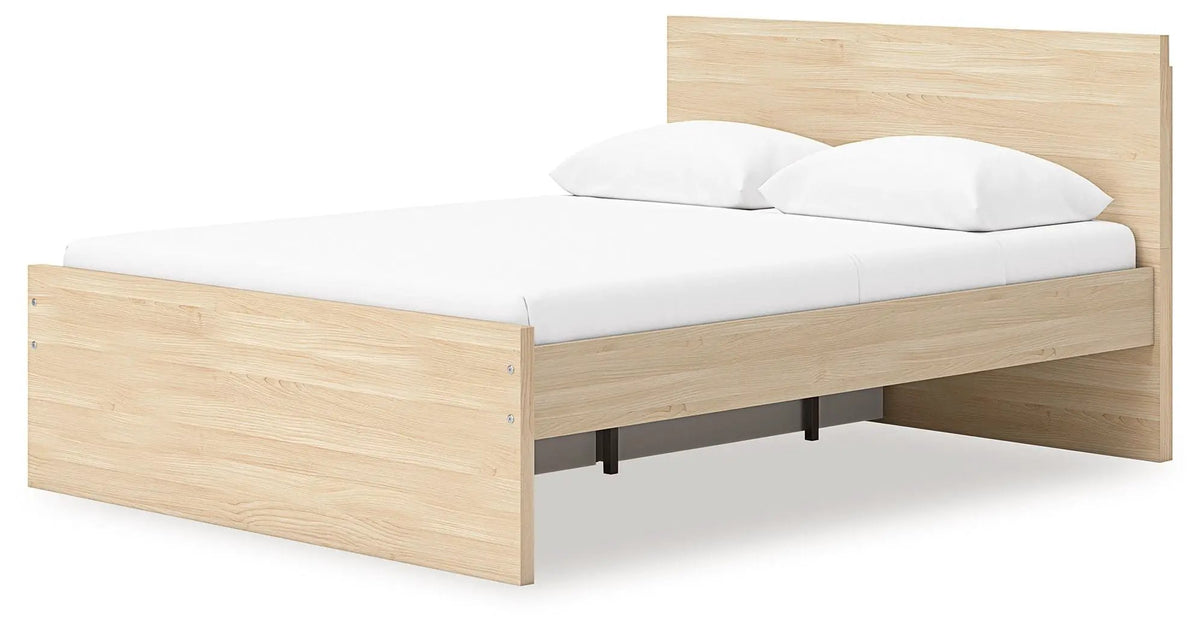 Onita Panel Platform Bed | Minimal Design | Ultra-Clean Lines | Easy-Elegant Solid Finish