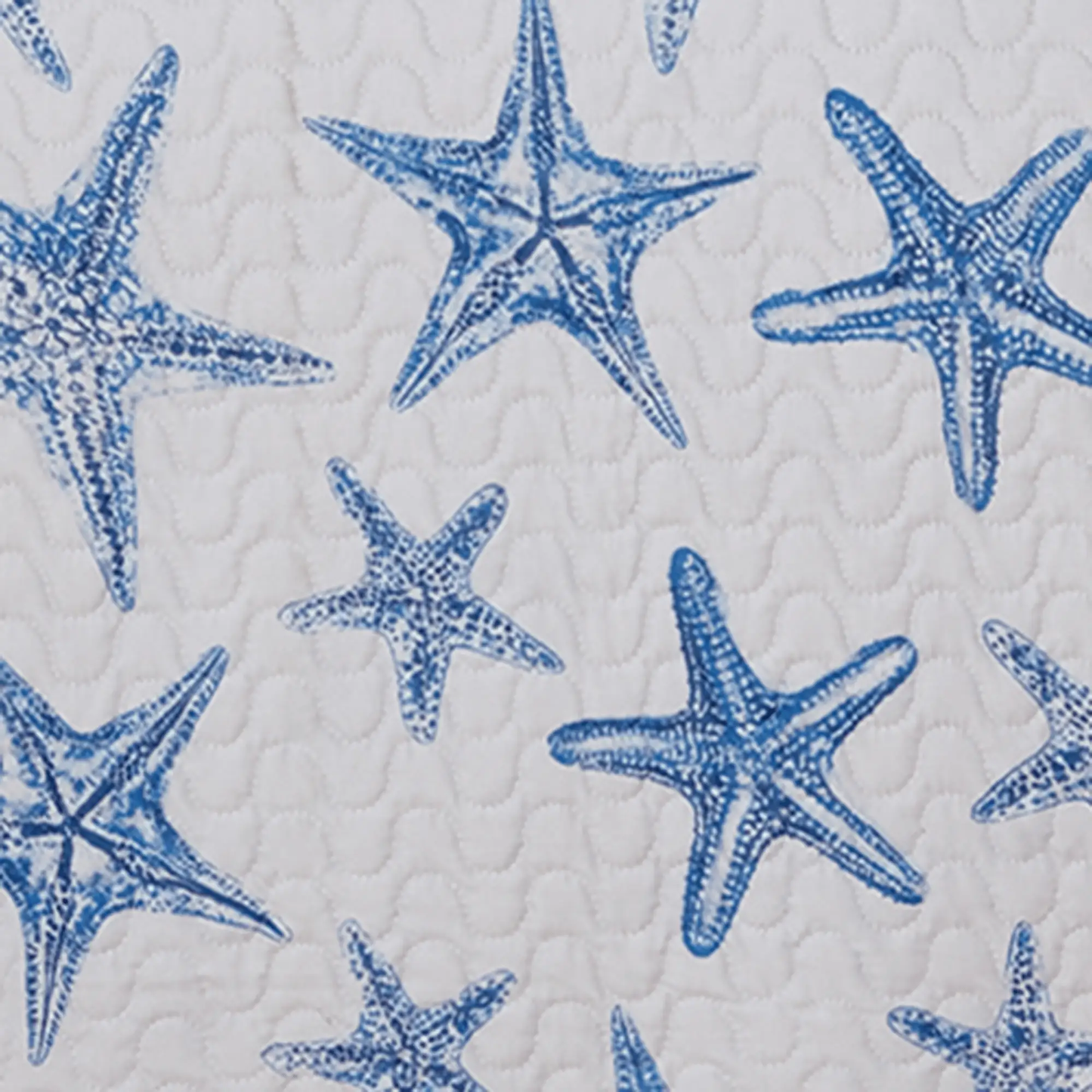 Blue Seashell Coastal Quilt Set - Trinidad Collection from PriceLows™