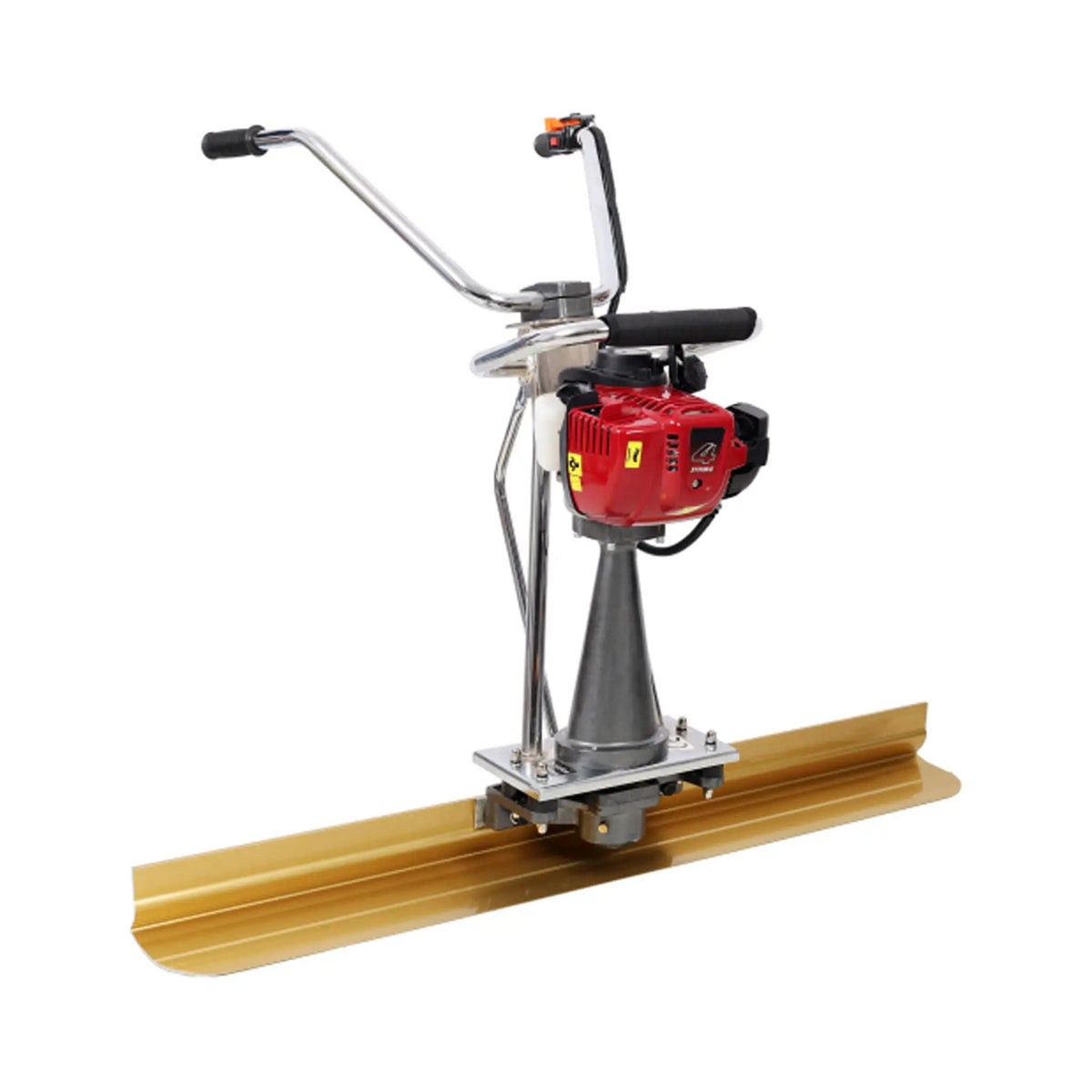Gas-Powered Concrete Screed | 1.5HP 38CC 4-Stroke Engine | Heavy-Duty Vibrator | Concrete Finishing Tool
